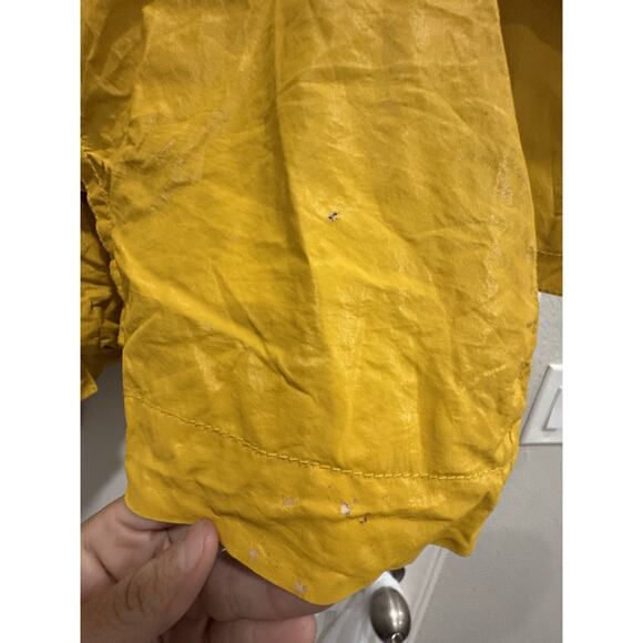 Burberry Childrens Stylish Mustard Yellow Jacket Nova Check Lining Girls - Picture 3 of 9